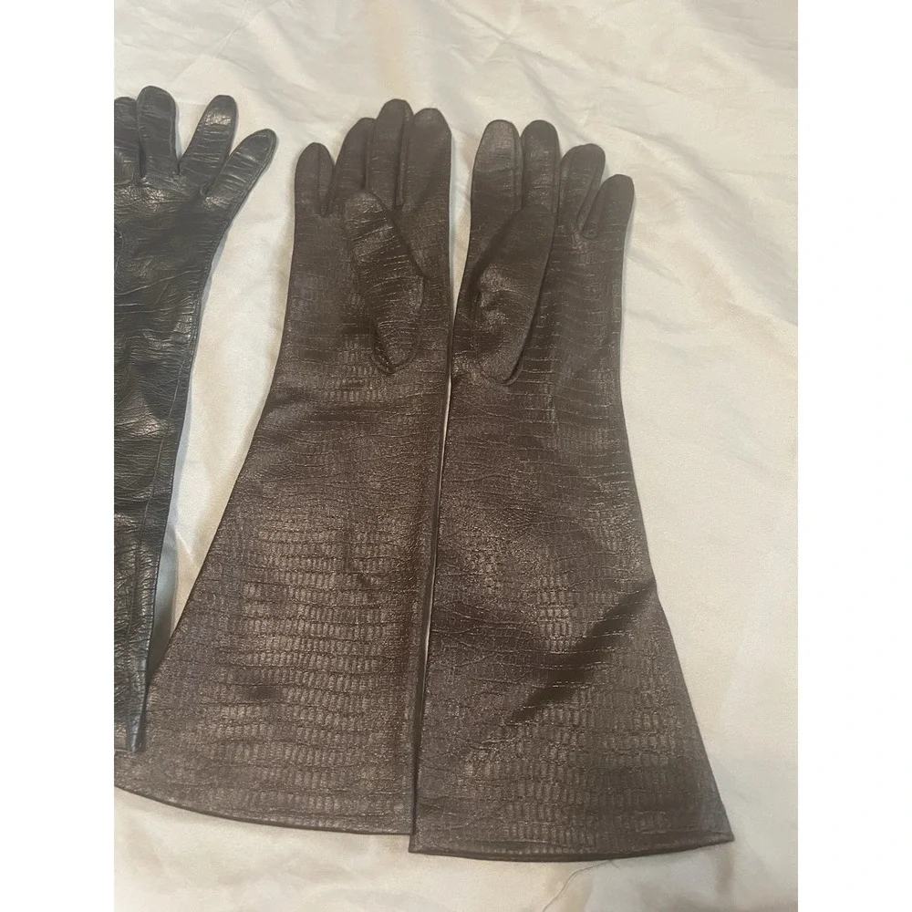 Vintage Womens White And 2 Leather Formal 14